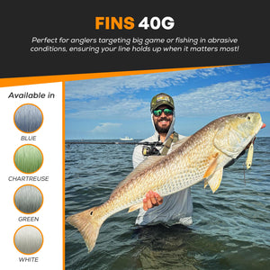 40G Fishing Braid 15-50lb.