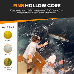 Hollow Core Fishing Braid 60-100lb.