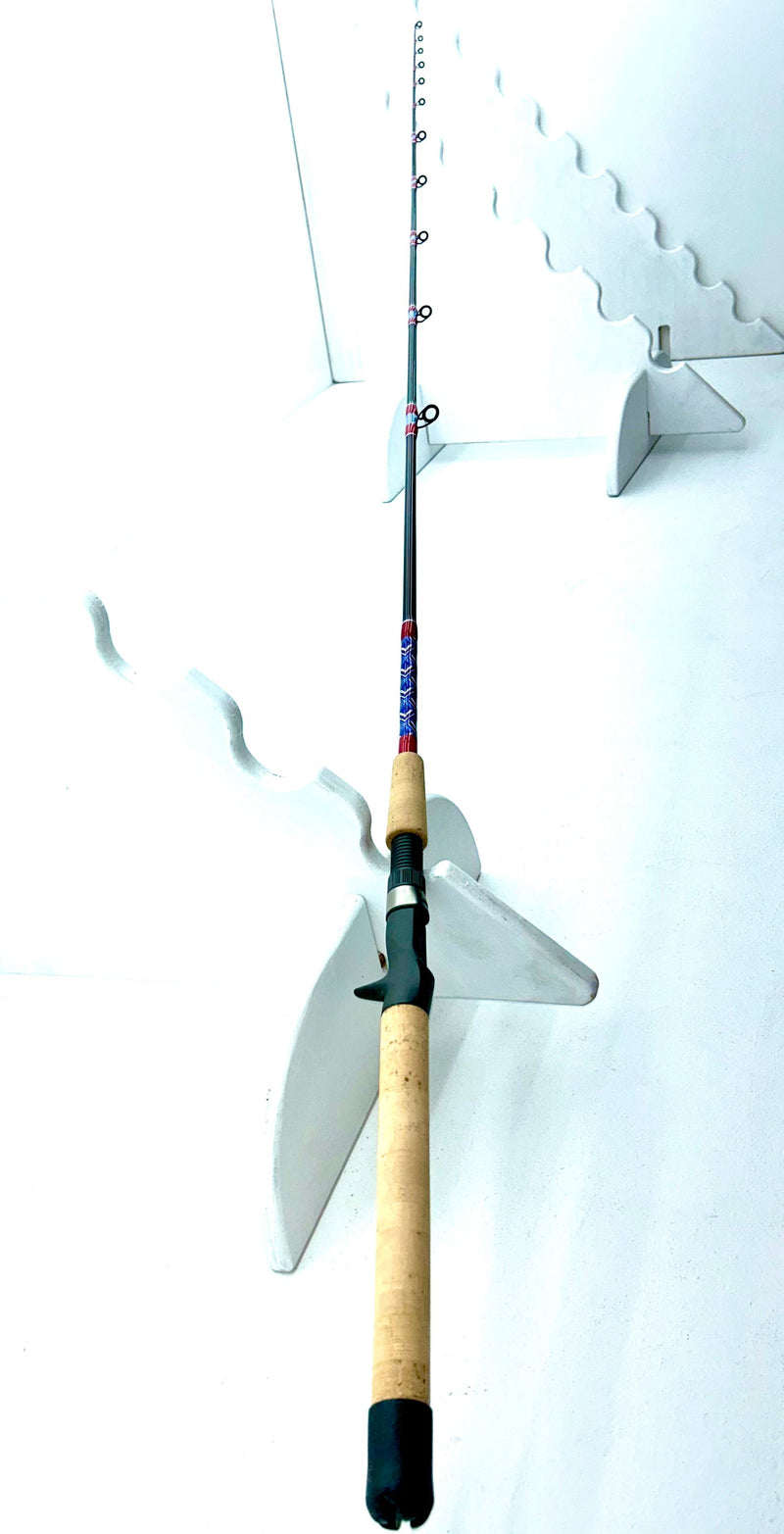 Load image into Gallery viewer, #10 Limited Edition 4th of July 7&#39;6&quot; Inshore Bait Caster
