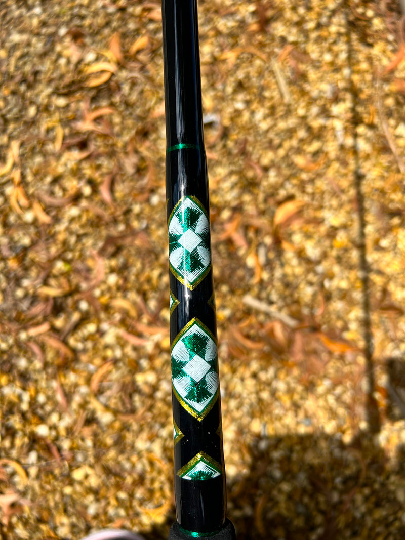 Load image into Gallery viewer, #67 Limited Edition &quot;Lucky of the Irish&quot; 7&#39;0&quot; 30lb Spinning rod
