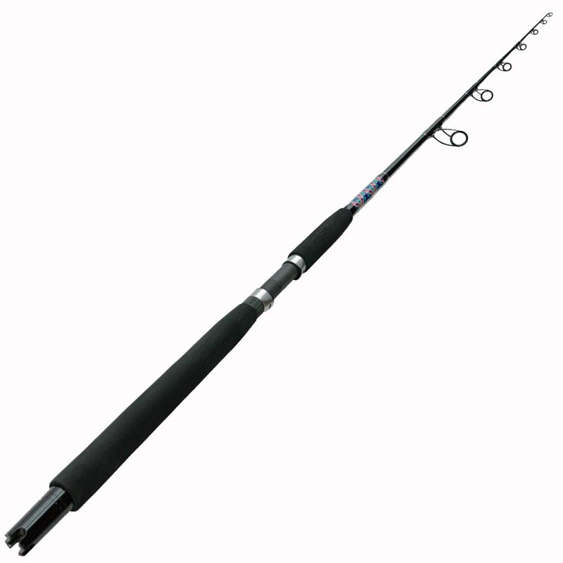Load image into Gallery viewer, #76 Limited Edition &quot;Seas the Moment&quot; 7&#39; 30lb Spinning Rod. Full rod is shown in photo.
