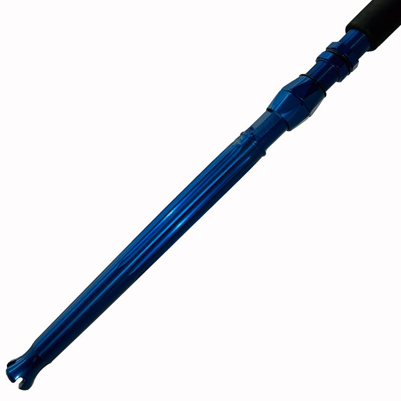 Load image into Gallery viewer, #78 Limited Edition 6&#39;6&quot; 50-80lb Stand-Up Fishing Rod. Full blue epic butt is shown. 
