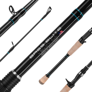 Bass Elite Baitcaster Freshwater Rod