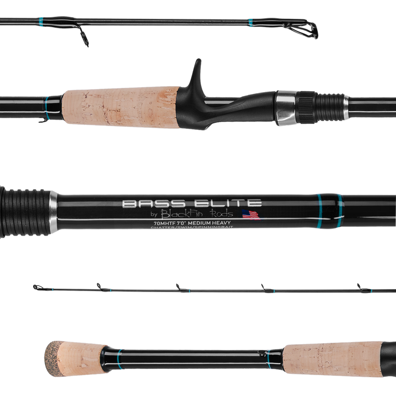 Load image into Gallery viewer, Bass Elite Baitcaster Freshwater Rod