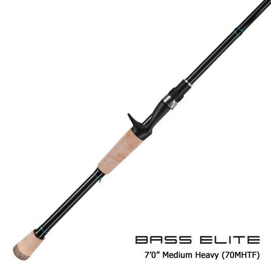 Bass Elite Baitcaster Freshwater Rod