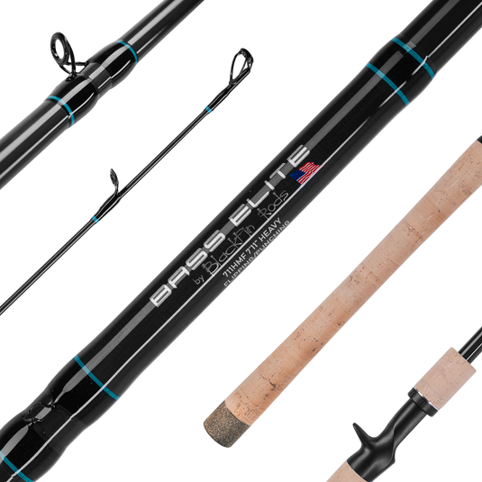 Bass Elite Baitcaster Freshwater Rod