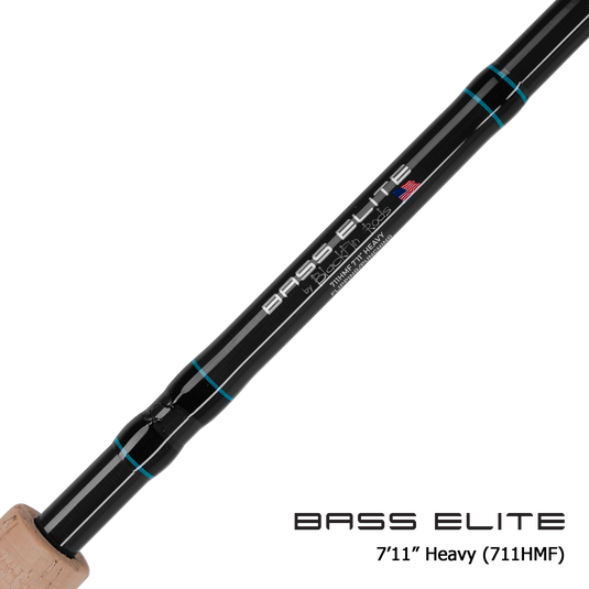 Bass Elite Baitcaster Freshwater Rod