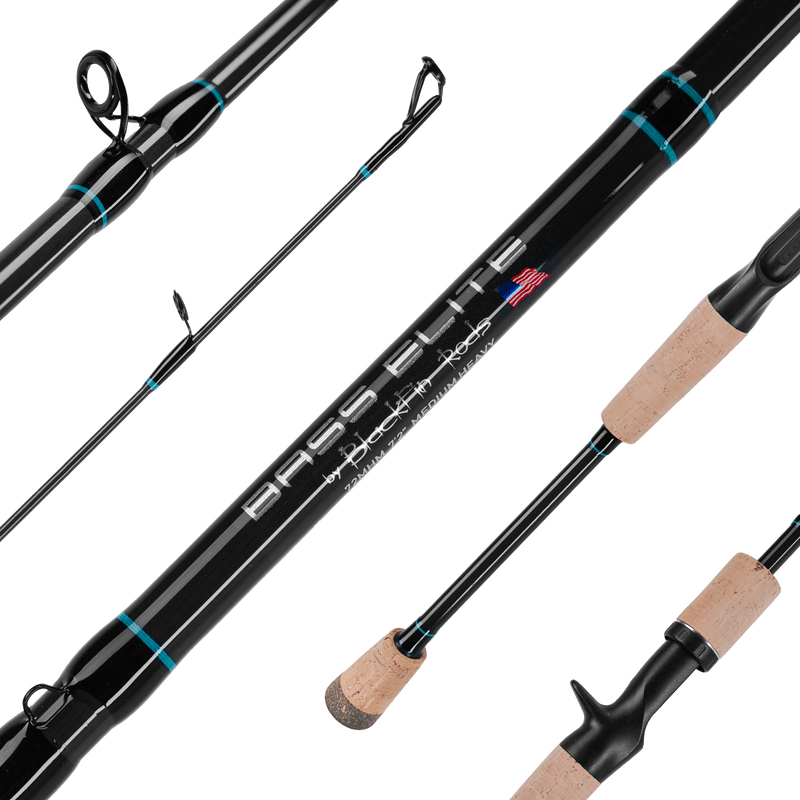 Load image into Gallery viewer, Bass Elite Baitcaster Freshwater Rod