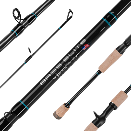Bass Elite Baitcaster Freshwater Rod