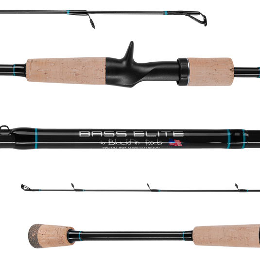 Bass Elite Baitcaster Freshwater Rod