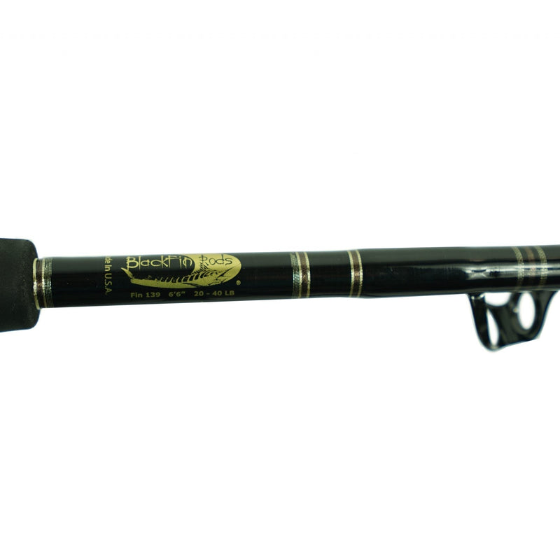 Load image into Gallery viewer, Blackfin Rods Fin 140 Fishing Rod 7'0" Rod 20-40lb Line Weight Circle Hook Rod 100% E-Glass blank Fuji Graphite Reel Seat Slick Butt Fuji Aluminum Oxide Guides Mod Fast Action Targeted Species: Blue Marlin, White Marlin, Mahi Mahi, Tuna