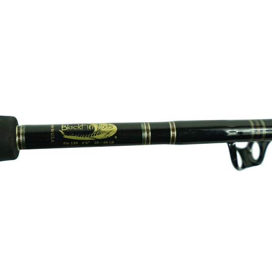 Blackfin Rods Fin 140 Fishing Rod 7'0" Rod 20-40lb Line Weight Circle Hook Rod 100% E-Glass blank Fuji Graphite Reel Seat Slick Butt Fuji Aluminum Oxide Guides Mod Fast Action Targeted Species: Blue Marlin, White Marlin, Mahi Mahi, Tuna