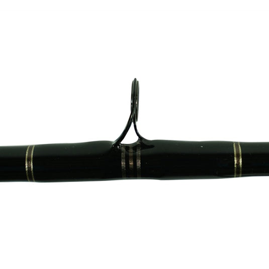 Blackfin Rods Fin 151 Fishing Rod 7'0" Rod 20-50lb Line Weight King Fish Rod 100% E-Glass blank Fuji Graphite Reel Seat Slick Butt Fuji Aluminum Oxide Guides Extremely Fast Action Targeted Species: Tuna, Kingfish, Mahi Mahi, Marlin, Sailfish