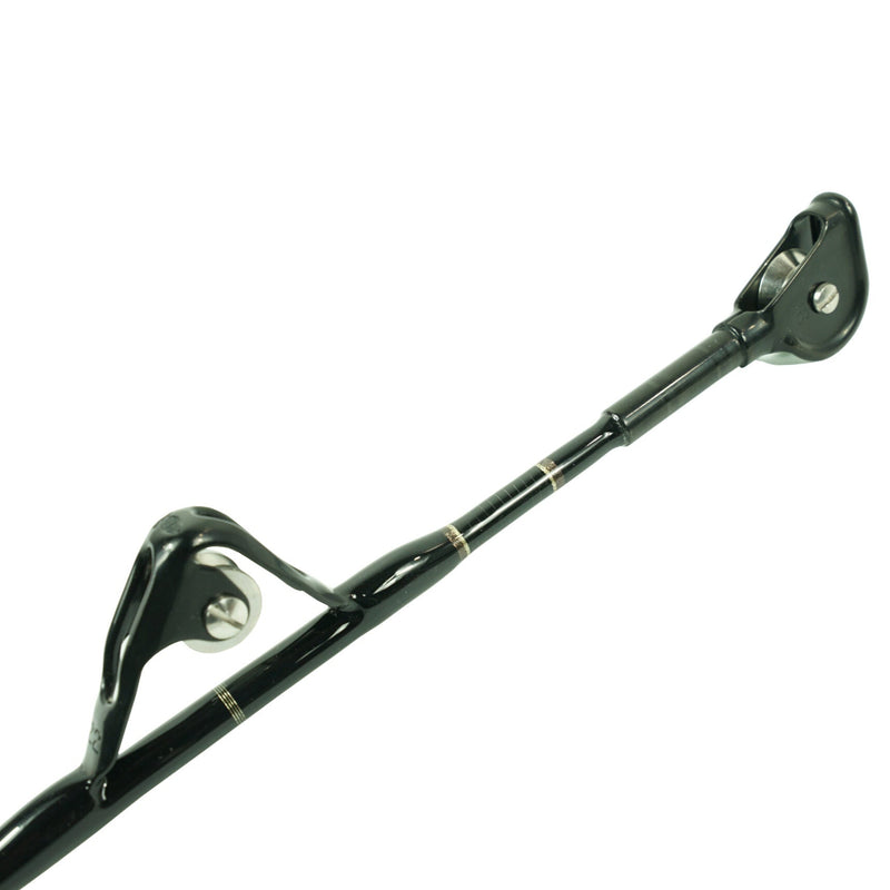 Load image into Gallery viewer, Blackfin Rods Fin 156 Fishing Rod 5'6" Rod 50-80lb Line Weight Stand Up Rod 100% E-Glass blank Aftco Short straight Black Unibutt Aftco Roller Guides Fast Action Targeted Species: Tuna v4