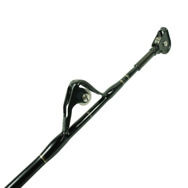 Load image into Gallery viewer, Blackfin Rods Fin 156L Fishing Rod 6'0" Rod 50-80lb Line Weight Stand Up Rod 100% E-Glass blank Aftco Short straight Black Unibutt Aftco Roller Guides Fast Action Targeted Species: Tuna