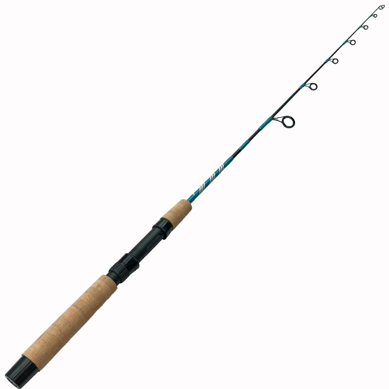 Load image into Gallery viewer, Li&#39;l Finz Teal, White, and gray. Full rod shown in photo
