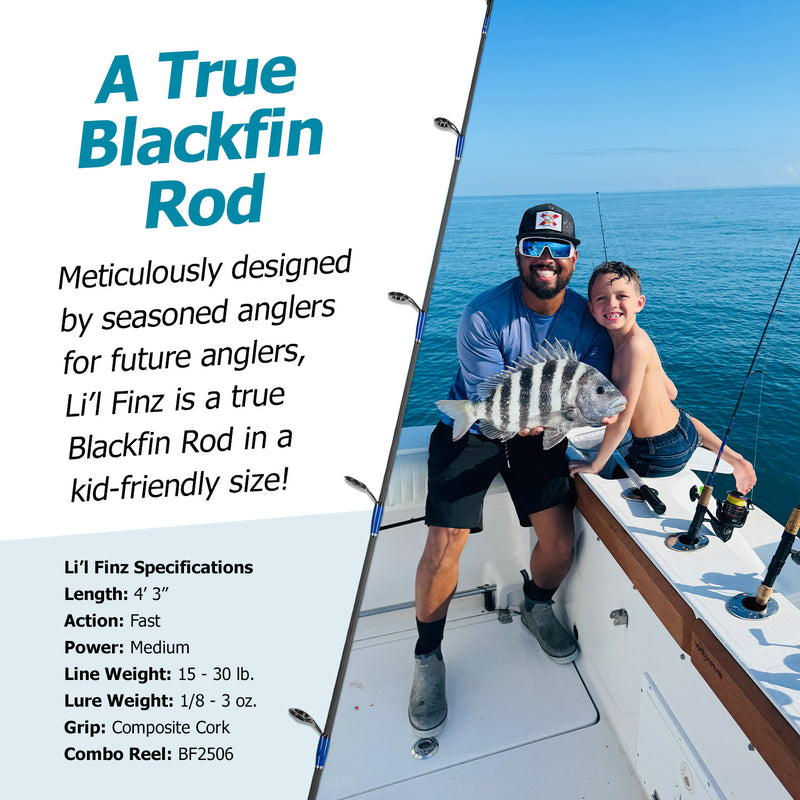 Load image into Gallery viewer, Li'l Finz Kids Spinning Rod