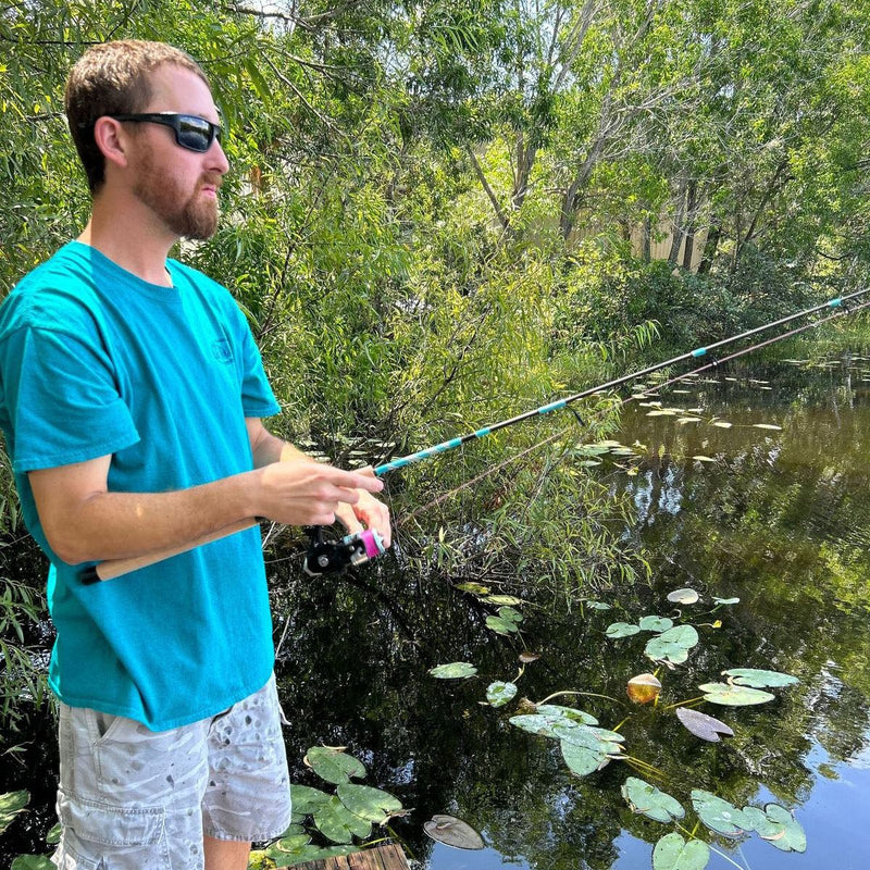 Load image into Gallery viewer, The Dockwalker is a dock fishing rod by Blackfin Rods. Designed for dock and kayak fishing.