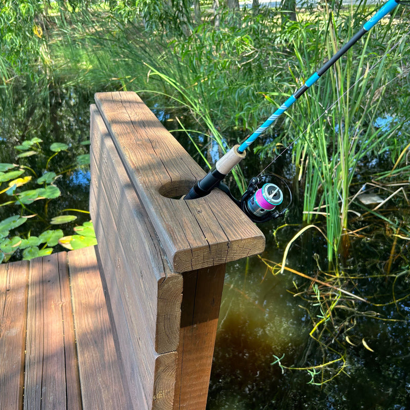 Load image into Gallery viewer, The Dockwalker is a dock fishing rod by Blackfin Rods. Designed for dock and kayak fishing.