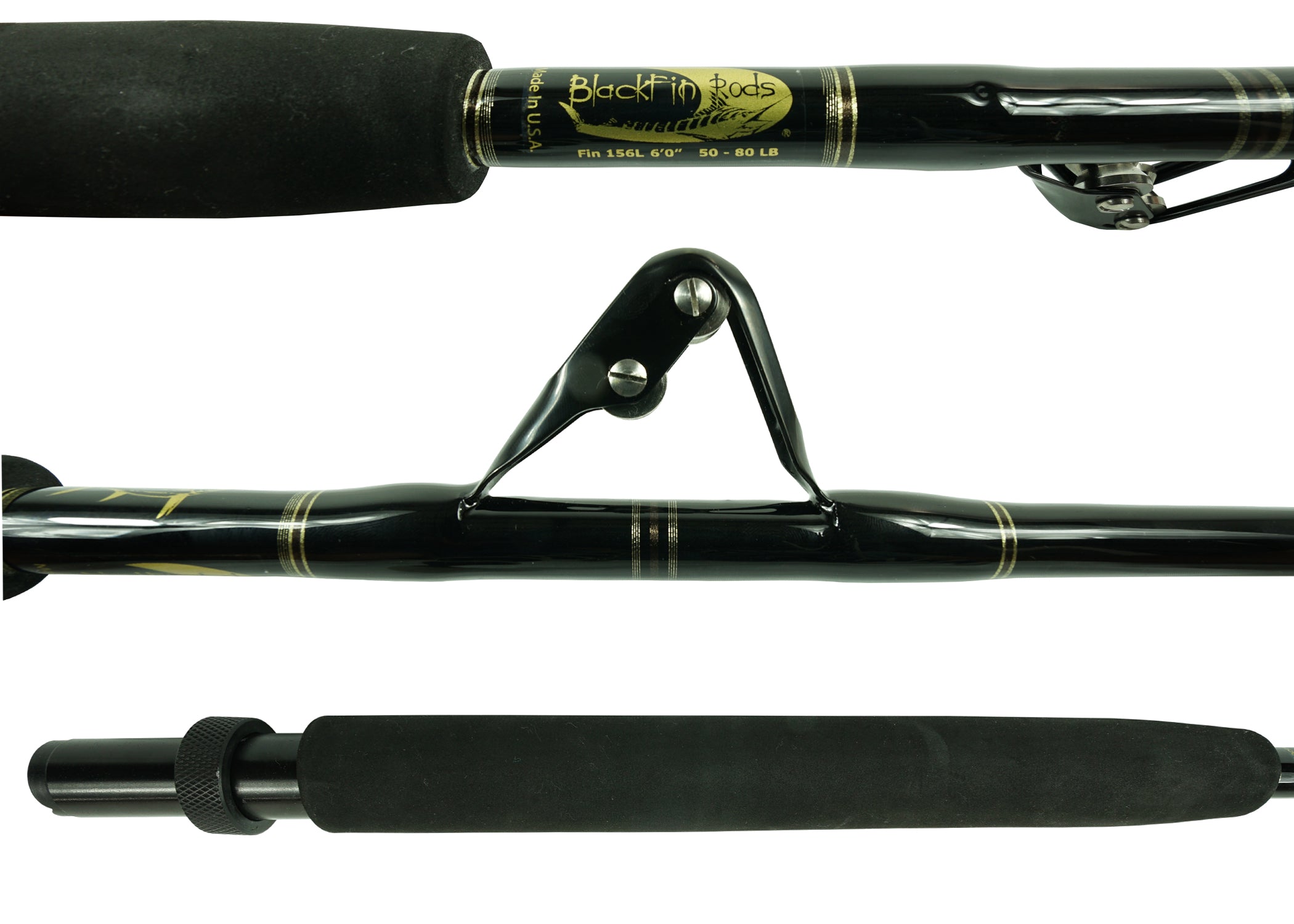 Blackfin Rods Fin 156L 6'0 Stand Up Fishing Rod 50-80lb