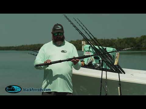 Load and play video in Gallery viewer, Blackfin Rods Fin 89 6&#39;6&quot; Stand Up Fishing Rod 30-50lb
