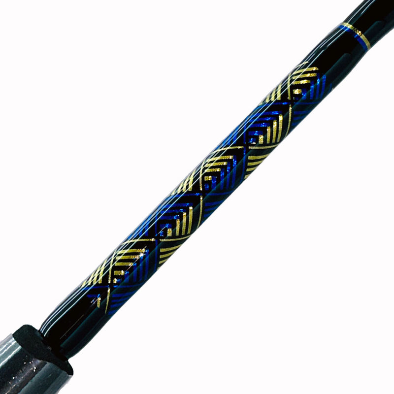 Load image into Gallery viewer, #58 Limited Edition &quot;Seas the Day&quot; 50-80lb Wahoo trolling rod TTF: 49 5/8&quot; (BLADE ONLY)
