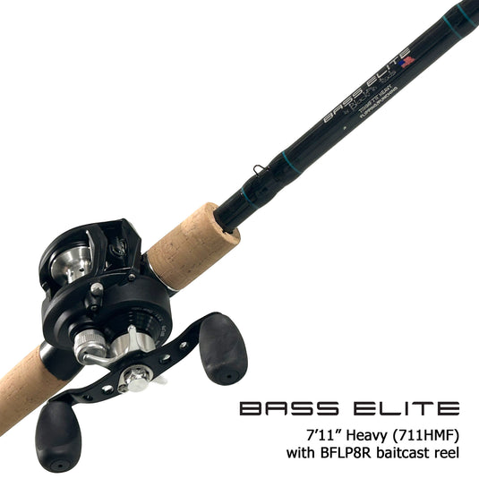 Bass Elite Baitcaster Freshwater Rod