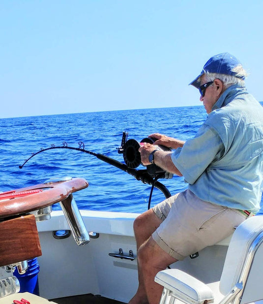 Blackfin Rods Fin 137 Fishing Rod 6'6" Rod 16-30lb Line Weight Circle Hook Rod Fuji aluminum oxide guides Stuart slick butts and metal gimbals Fuji graphite reel seats The blanks are a very slow in action and have a parabolic action that is ideal for use of circle hooks. Greatly increasing hook up ratios Targeted Species: Tuna, Kingfish, Sailfish, Mahi Mahi 6