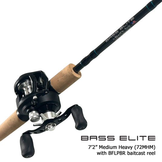 Bass Elite Baitcaster Freshwater Rod