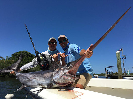 Blackfin Rods Fin 137 Fishing Rod 6'6" Rod 16-30lb Line Weight Circle Hook Rod Fuji aluminum oxide guides Stuart slick butts and metal gimbals Fuji graphite reel seats The blanks are a very slow in action and have a parabolic action that is ideal for use of circle hooks. Greatly increasing hook up ratios Targeted Species: Tuna, Kingfish, Sailfish, Mahi Mahi 8