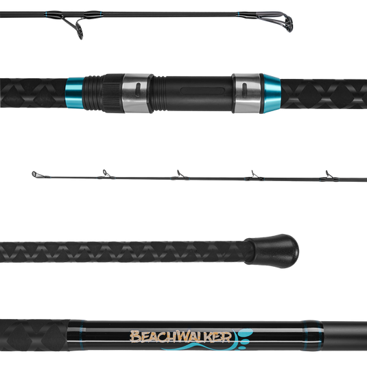 American Spirit SFX1102S 11’ Graphite Surf Spinning Rod – 2-Piece, Medium Heavy Power