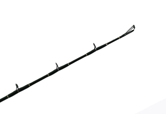 Blackfin Rods Fin 151 Fishing Rod 7'0" Rod 20-50lb Line Weight King Fish Rod 100% E-Glass blank Fuji Graphite Reel Seat Slick Butt Fuji Aluminum Oxide Guides Extremely Fast Action Targeted Species: Tuna, Kingfish, Mahi Mahi, Marlin, Sailfish