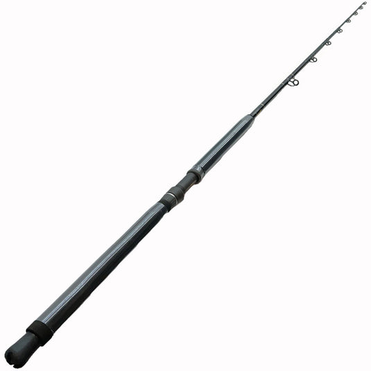 Blackfin Rods Fin Fishing Rod 8'0" Rod 20-30lb Line Weight Bottom Rod 100% E-Glass blank Fuji Graphite Reel Seat EVA grips Fuji Aluminum Oxide Guides. Full rod