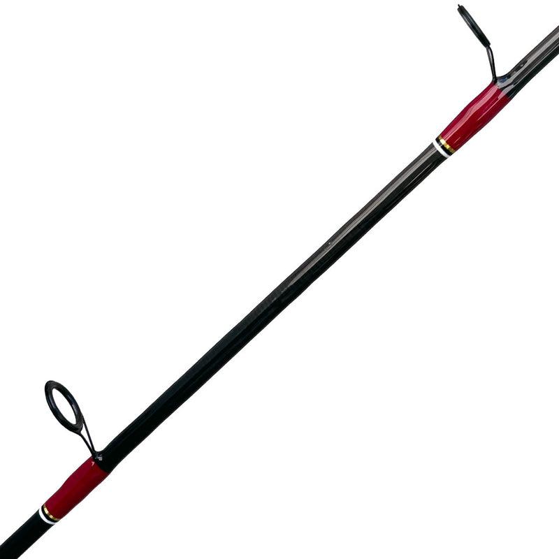 Load image into Gallery viewer, Limited Edition &quot;School Colors&quot; Carbon Elite Inshore Rod in Garnet, Gold, Black &amp; White
