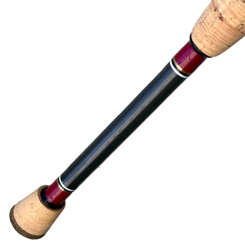 Load image into Gallery viewer, Limited Edition &quot;School Colors&quot; Carbon Elite Inshore Rod in Garnet, Gold, Black &amp; White
