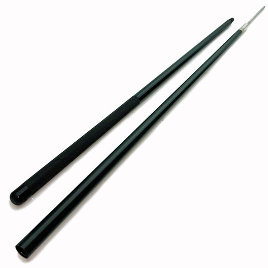 The Blackfin Quick-Stick Harpoon is a must if you are fishing for swordfish or giant tuna. This 10 foot, 13lb tip-weighted harpoon comes in 4 pieces and is made of anodized steel. Blackfin Quick-Stick Black Harpoon