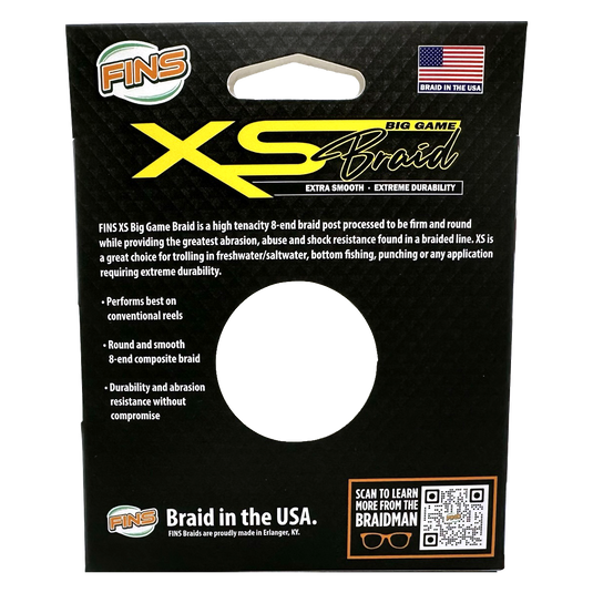 XS Big Game Fishing Braid 40-80lb.