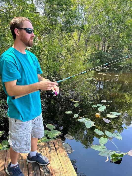 The Dockwalker is a dock fishing rod by Blackfin Rods. Designed for dock and kayak fishing.