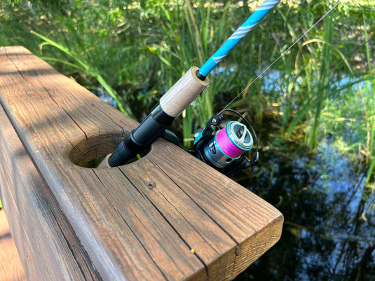 DOckwalker fishing rod by Blackfin Rods. Designed for dock and kayak fishing.