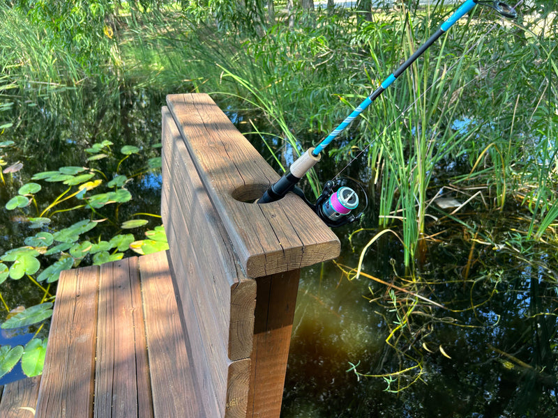 Load image into Gallery viewer, The Dockwalker is a dock fishing rod by Blackfin Rods. Designed for dock and kayak fishing.
