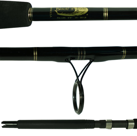 Blackfin Rods Fin 135 6'6 Spinning Fishing Rod 15-30lb