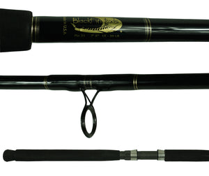 Blackfin Rods Fin 130 Fishing Rod 7'0" Rod 15-30lb Line Weight Spinning Rod 100% E-Glass blank Fuji Graphite Reel Seat EVA Fuji Aluminum Oxide Guides Fast Action Targeted Species: Tarpon, Cobia, Mahi Mahi