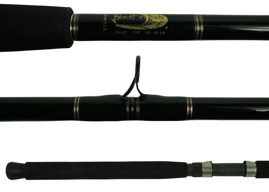Black Control Rods Blackfin Rods | American Fishing Rods | Saltwater Fishing Rods