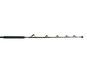 Blackfin Rods Fin 156L Fishing Rod 6'0" Rod 50-80lb Line Weight Stand Up Rod 100% E-Glass blank Aftco Short straight Black  Unibutt Aftco Roller Guides Fast Action Targeted Species: Tuna