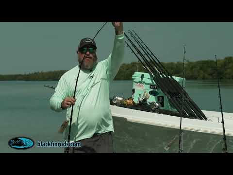 Load and play video in Gallery viewer, Blackfin Rods Fin 137 6&#39;6&quot; Circle Hook Fishing Rod 16-30lb

